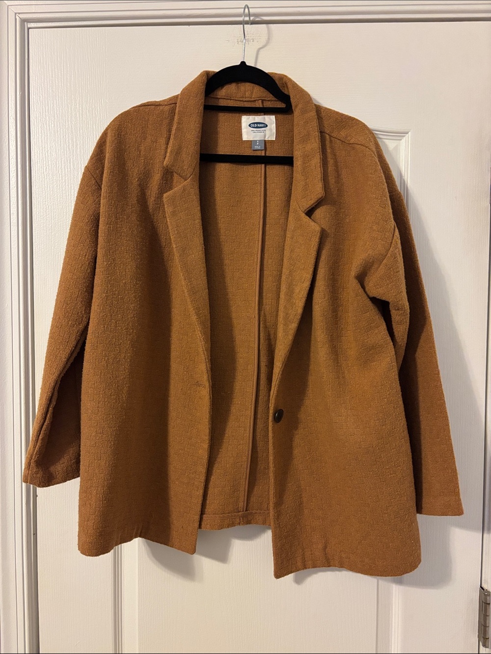 Old Navy Women's Rust Open-Front Blazer Jacket